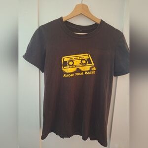 Rare Y2K Shirt by District 808 "Island Mix Know Your Roots" with Casette design